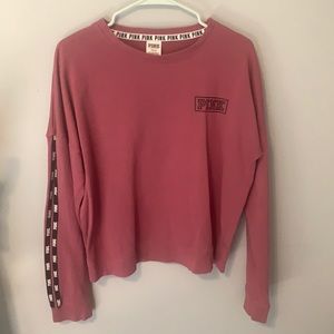 PINK crew neck sweatshirt